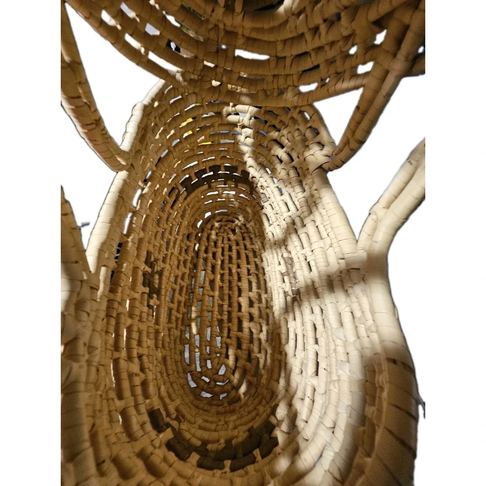 Sweetgrass Oval Basket Large With Lid And Handles. Awesome handmade piece SC
